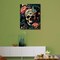 Skull Paint by Numbers Skull and Colorful Flowers Paint by Numbers Kit for Adults DIY Halloween Paint by Numbers for Adults Home Wall Decoration Handicraft Painting 16x20 Inch (Frameless)